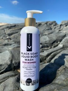 Black soap liquid body wash - FOR WOMEN  (Head to Toe)
